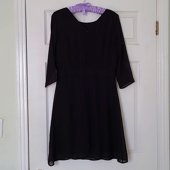 Ostin Black Midi Dress ❤️ - Picture 3 of 8